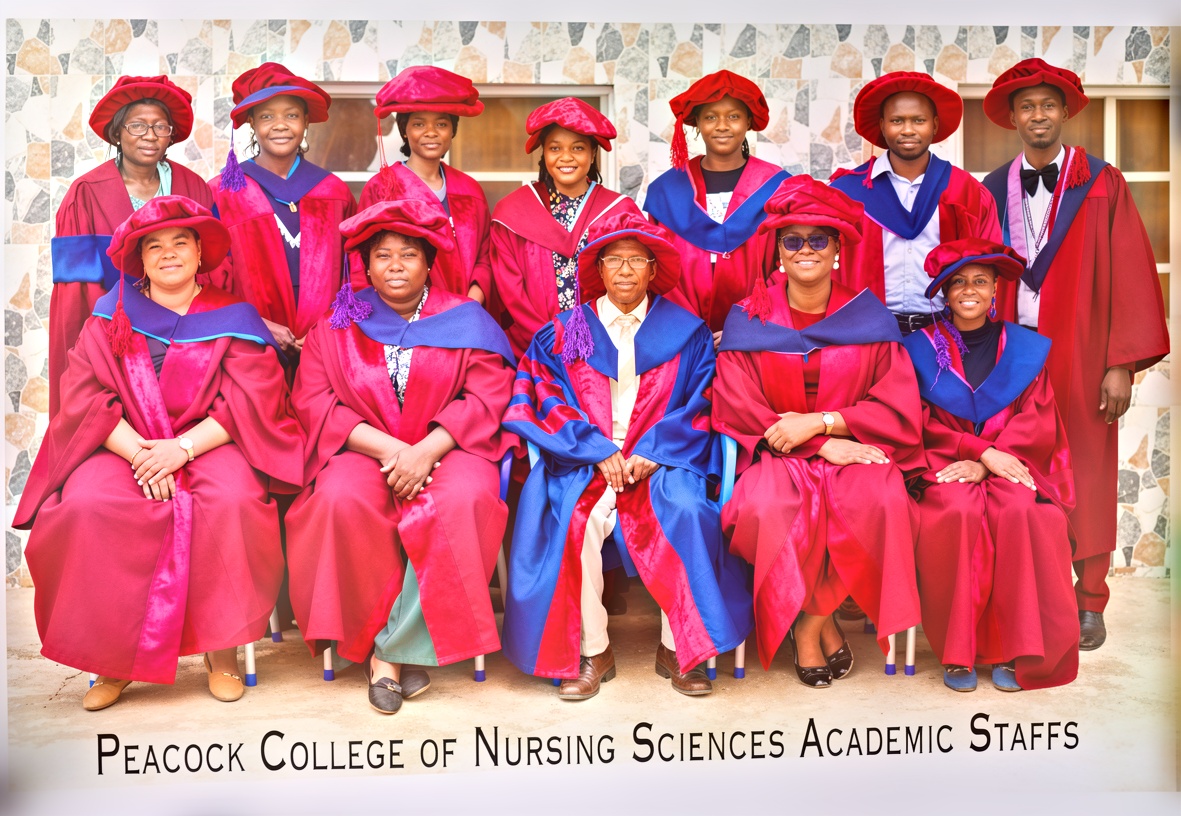 PEACOCK COLLEGE OF NURSING SCIENCES ACADEMY STAFFS